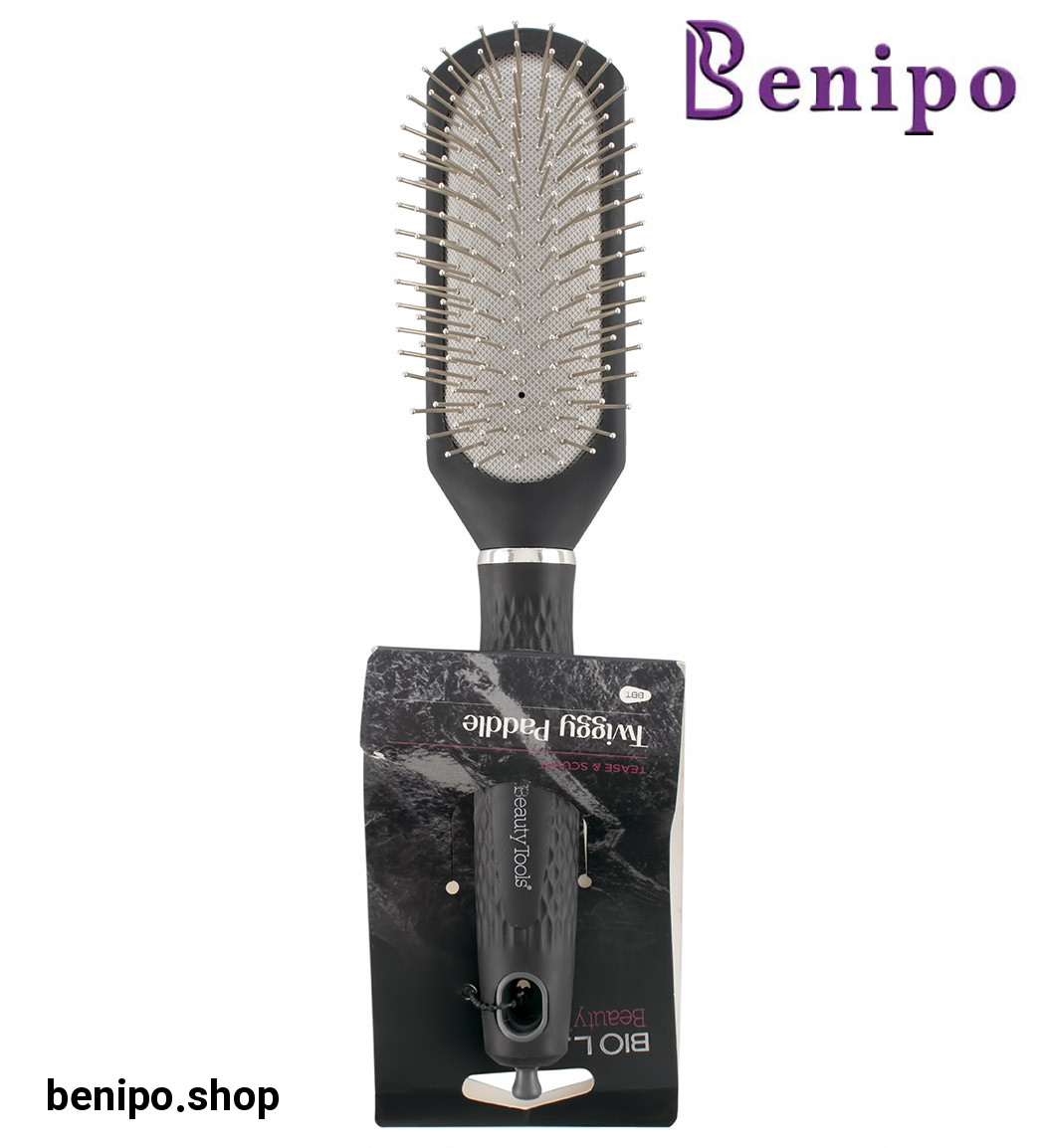 برس مو مستطیل متوسط بالشتی بی بی تی گرافیت استایل 48081312211