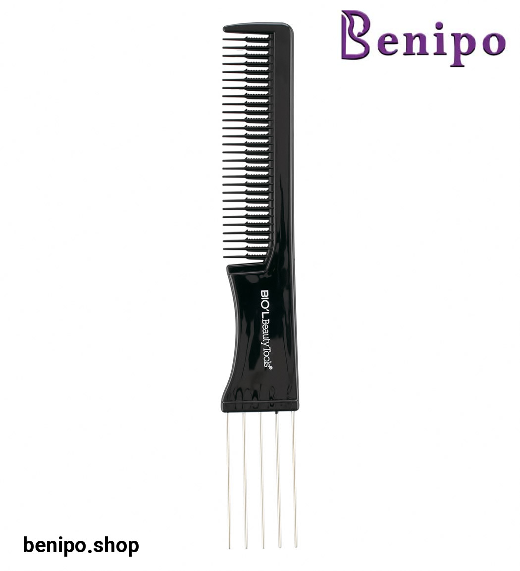 شانه مو تخت متوسط با دسته و چنگک تقسیم بی بی تی گرافیت استایل 48081718731