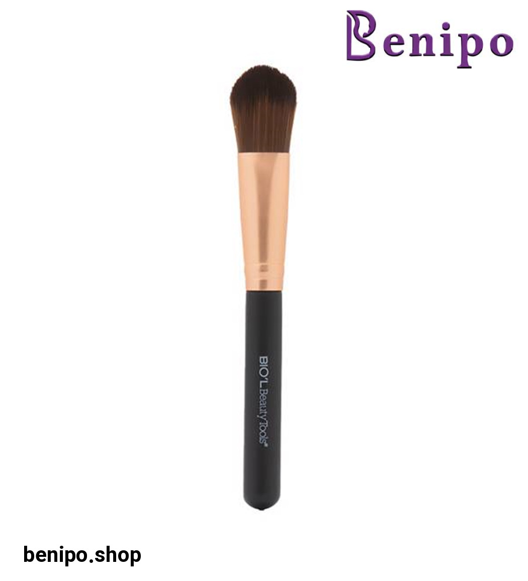 براش قلمی چوبی پایه بلند مناسب آرایش صورت