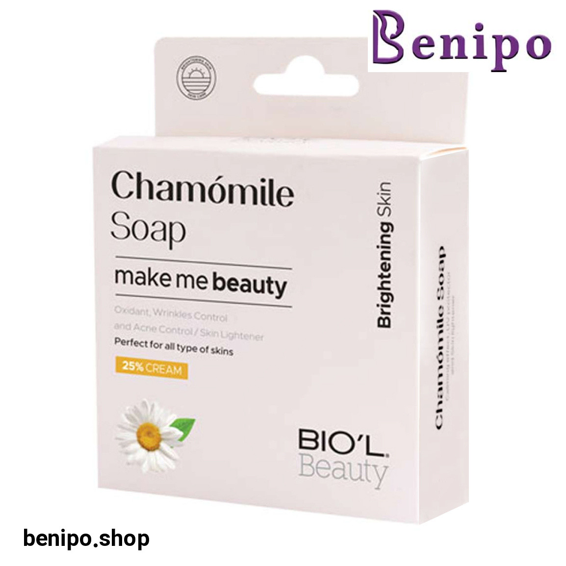 صابون آرایش پاکن شیرکرمی بابونه روشن کننده، انواع پوست