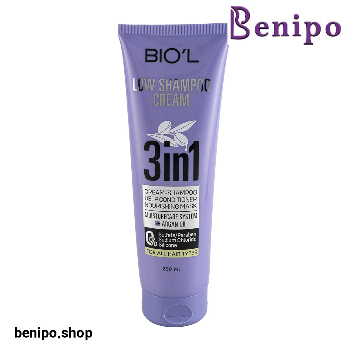 شامپو کرمی حاوی آرگان و گوار حجم 250 میلی لیتر