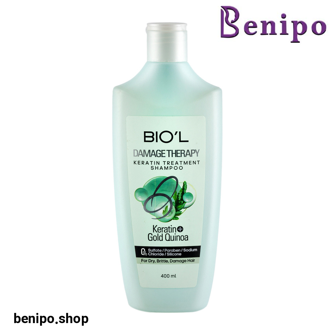 شامپو مدل Damage Therapy فاقد سولفات مناسب مو خشک و آسیب دیده حجم 400 میلی لیتر