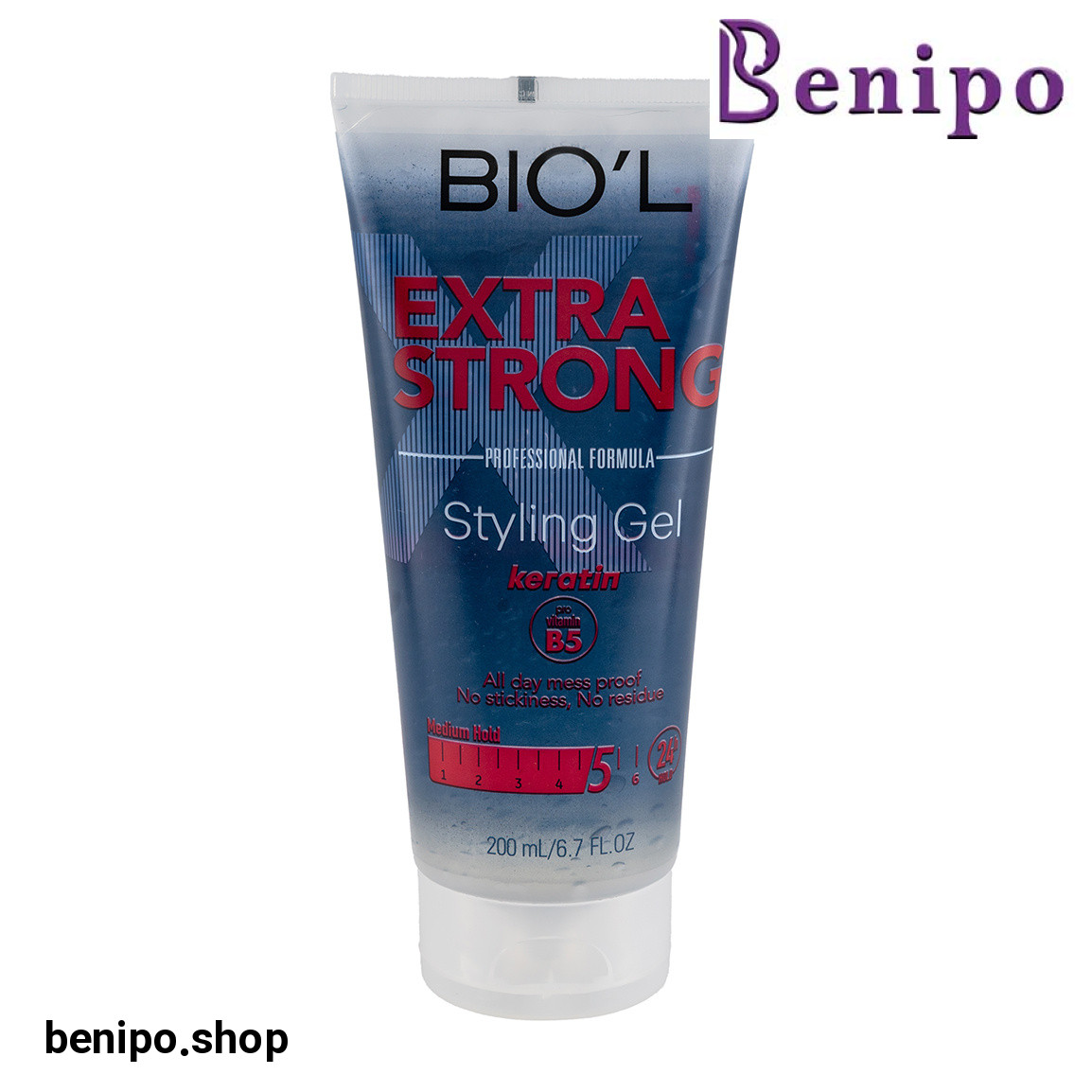 ژل حالت دهنده مو مدل Extra Strong حجم 200 میلی لیتر