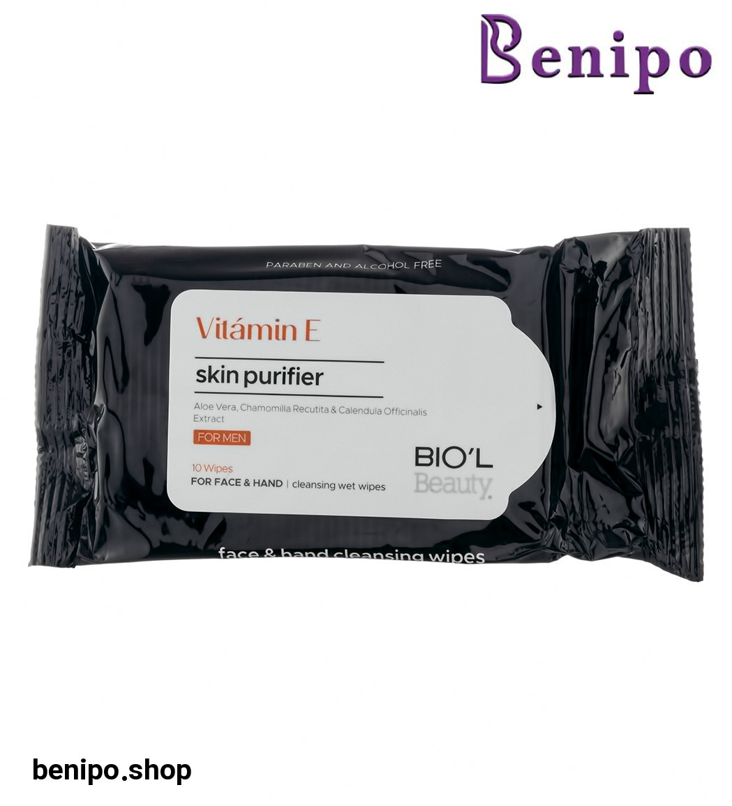 دستمال مرطوب ضدباکتری پاک کننده دست و صورت آقایان