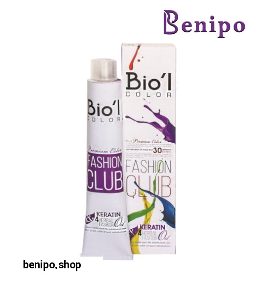 رنگ موی پرمیوم سری فشن کلاب همراه با ساشه روغن گیاهی