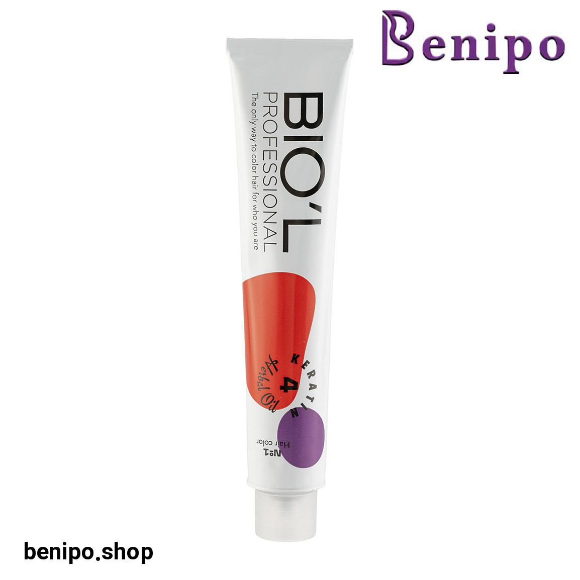 رنگ موی سر طبیعی حاوی روغنهای طبیعی و کراتین هیدرولیزه