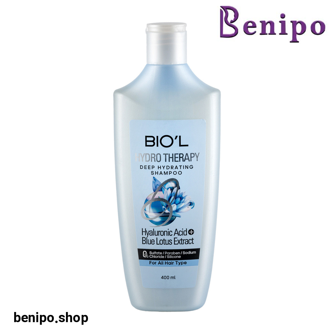 شامپو مدل Hydro Therapy فاقد سولفات مناسب مو خشک تا نرمال حجم 400 میلی لیتر