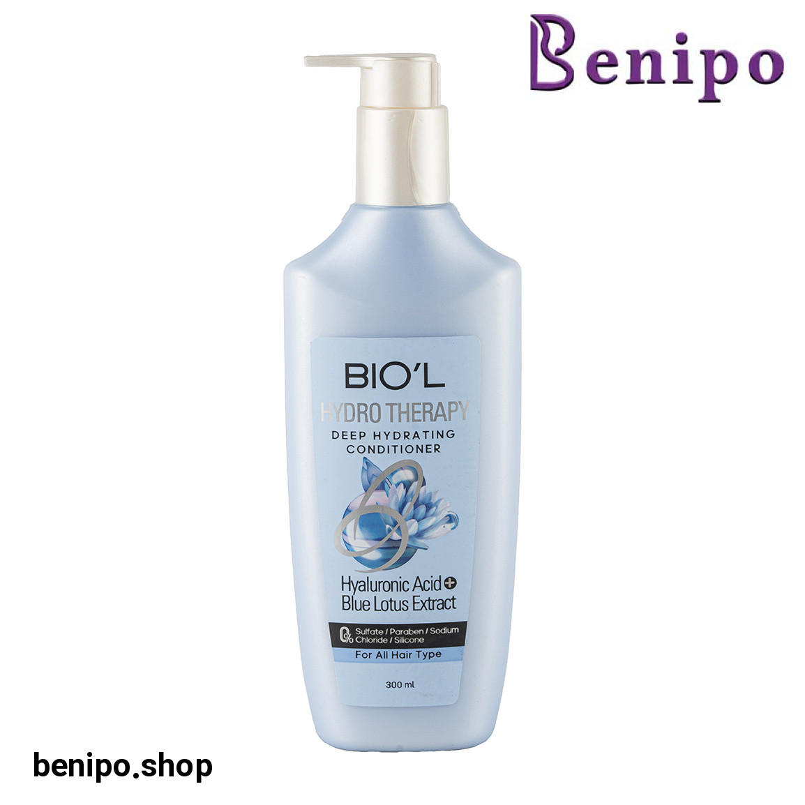 نرم کننده هیدرو تراپی مناسب انواع مو سولفات فری حجم 300 میلی لیتر