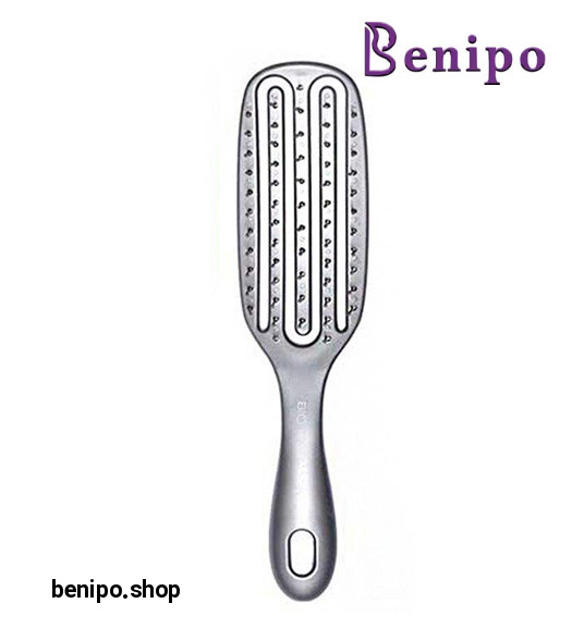 برس مو مستطیل متوسط تونل دار سوزن پلاستیکی بی بی تی آی استایل