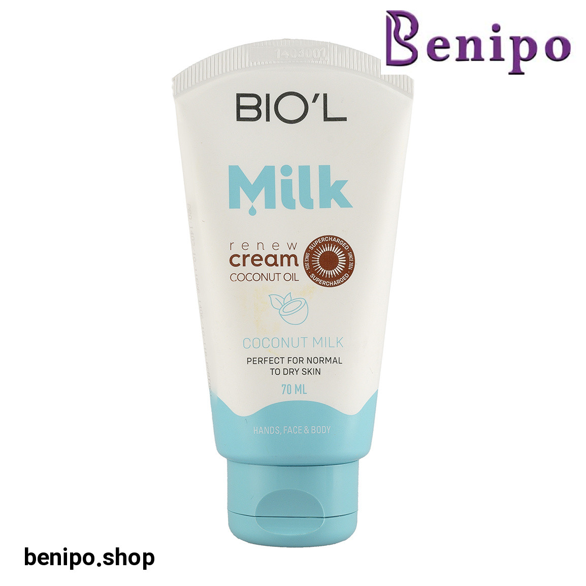 کرم مرطوب کننده حاوی پروتئین شیر و روغن نارگیل حجم 70 میلی لیتر