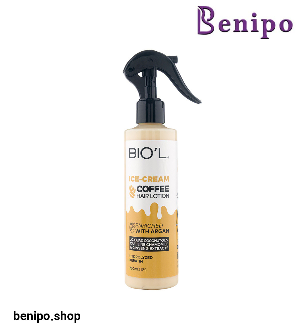 لوسیون مناسب موهای رنگ شده بدون آبکشی 250میل بستنی نسکافه ای