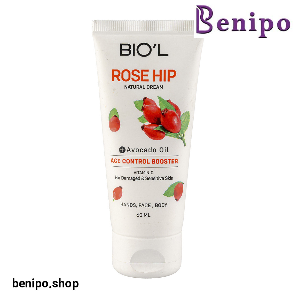 کرم تیوپی کم چرب، رزهیپ و آووکادو 60 میلی لیتر