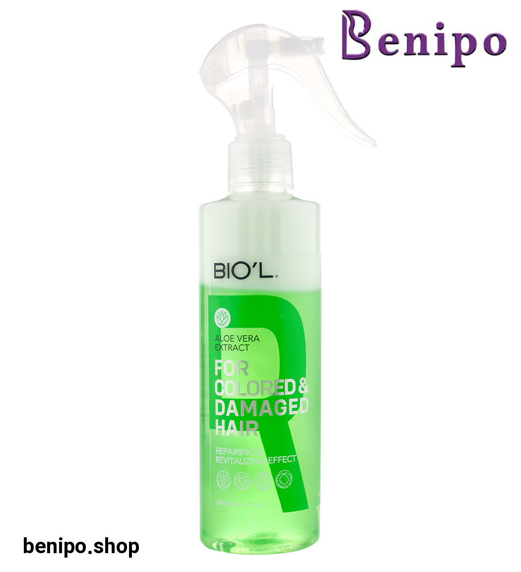 اسپری دوفاز ویتالیتی آلوئه ورا ترمیم و ضدریزش موی رنگ شده و آسیب دیده 250میل