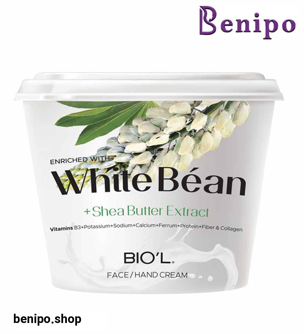 کرم کاسه ای مغذی پوست، لوبیای سفید و شی باتر 250 میلی لیتر