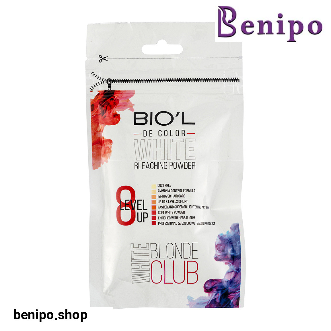 پودر دکلره سفید وزن 50 گرم