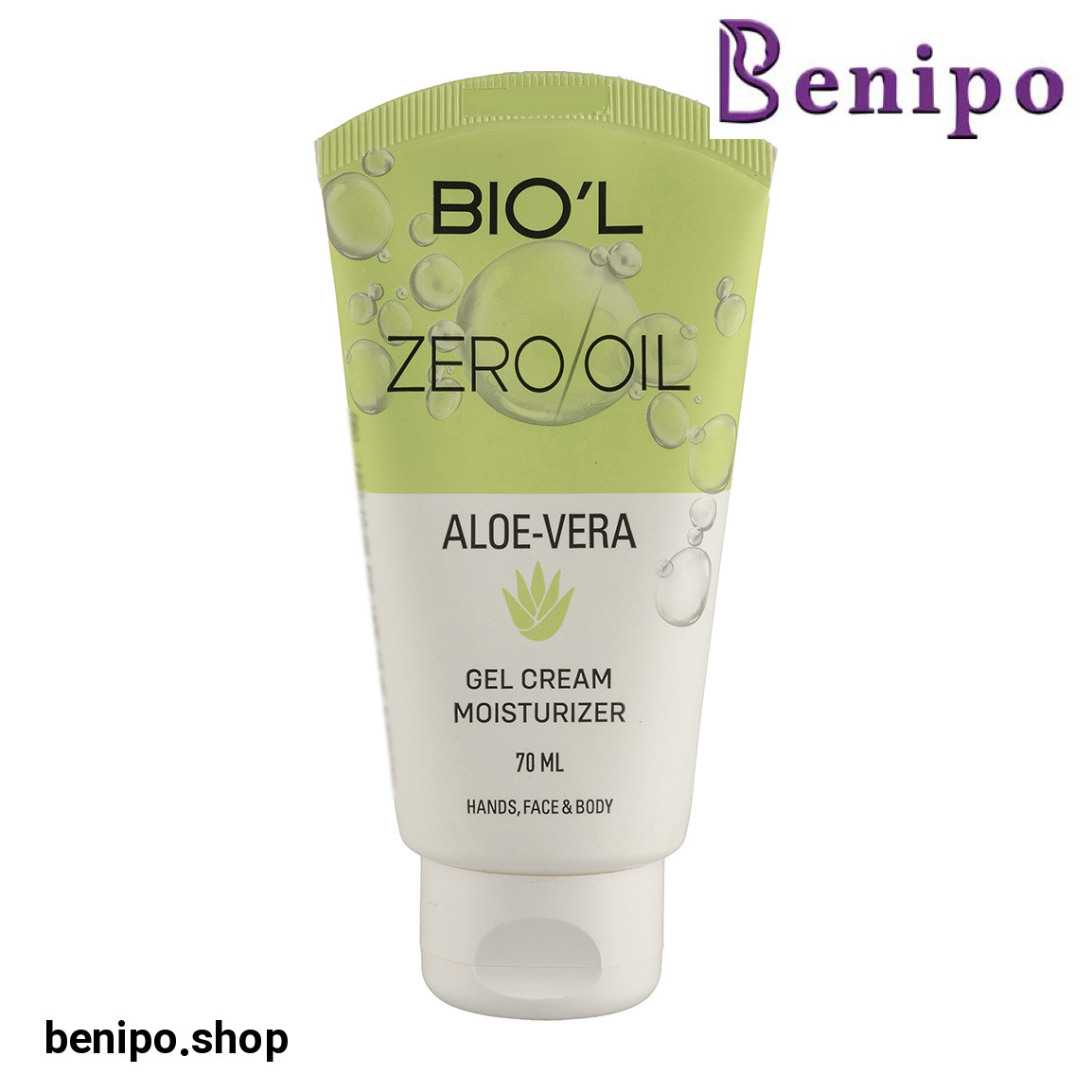 ژل کرم آبرسان حاوی عصاره آلوئه ورا مناسب انواع پوست حجم 70 میلی لیتر