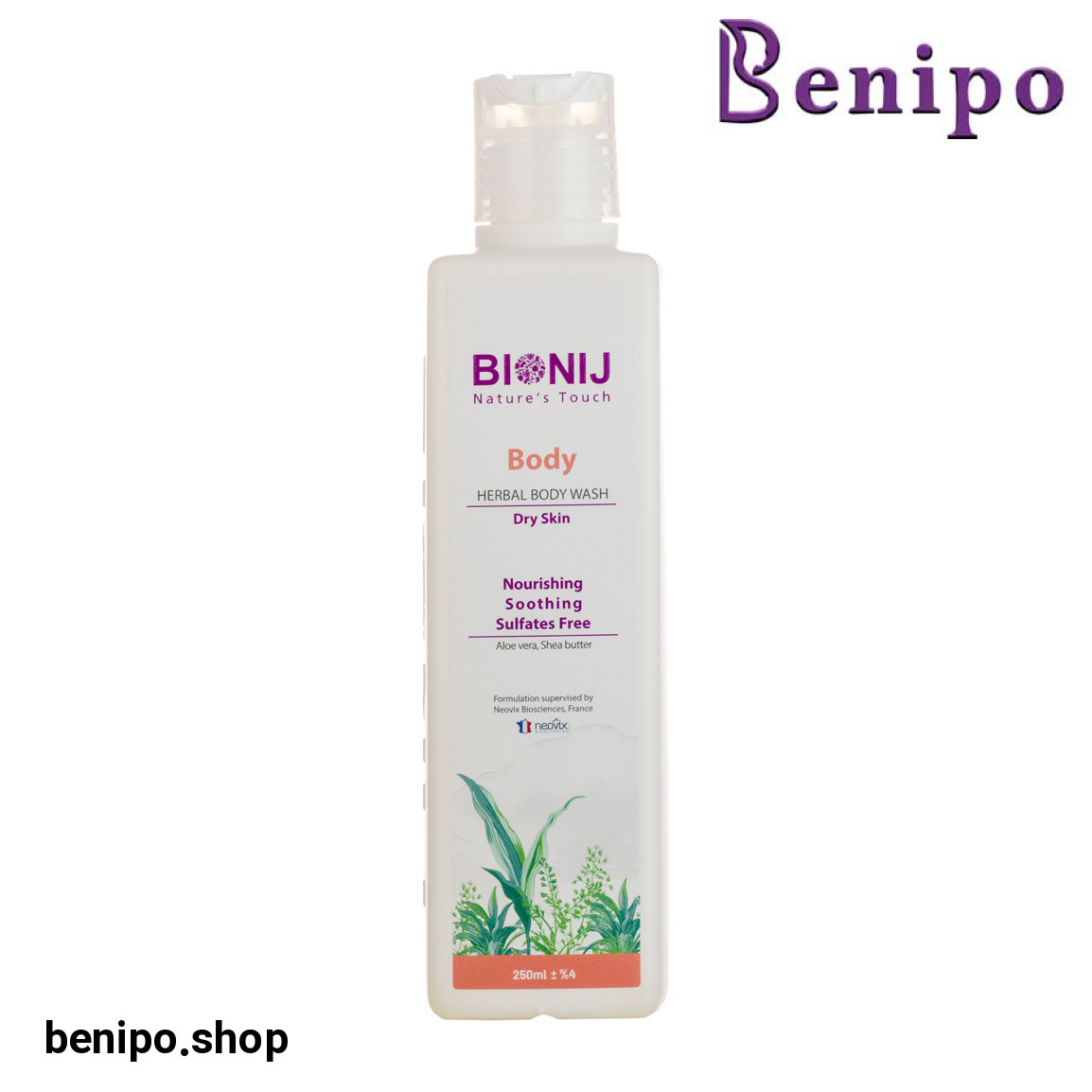 شامپو بدن مخصوص پوست خشک حجم 250 میل