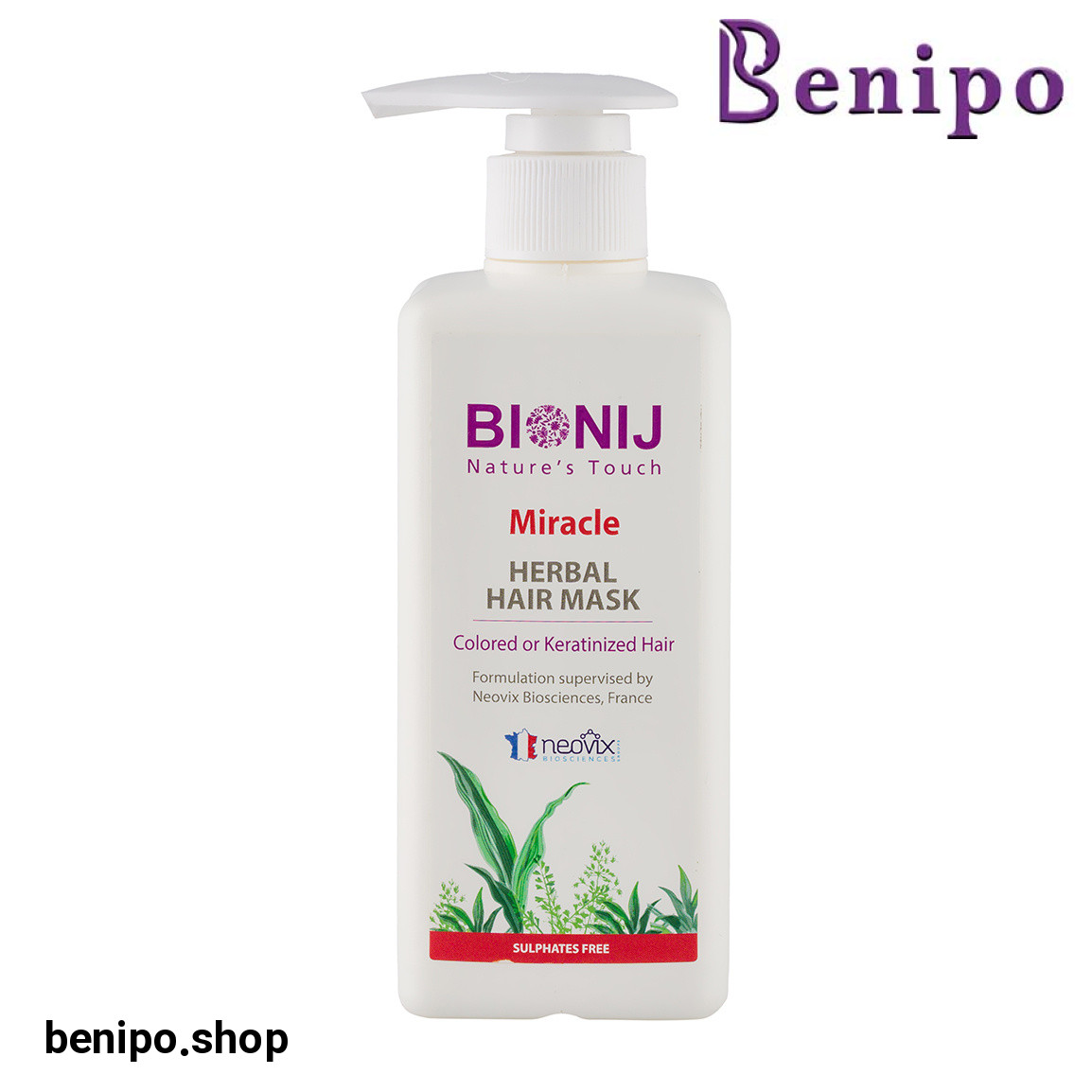 ماسک مو مدل Miracle مخصوص مو رنگ شده و کراتینه حجم 300 میل