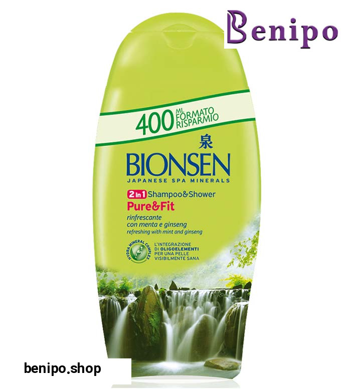 شامپو سر و بدن خنک کننده 400 میلی لیتر