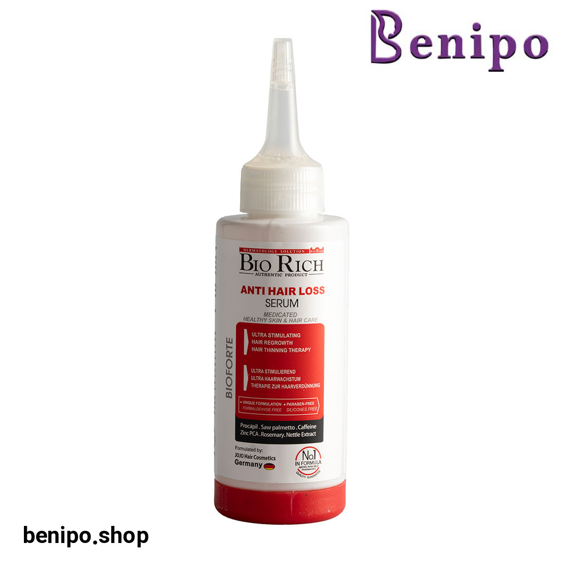 سرم ضد ریزش مو مدل Bioforte حجم 100 میلی لیتر