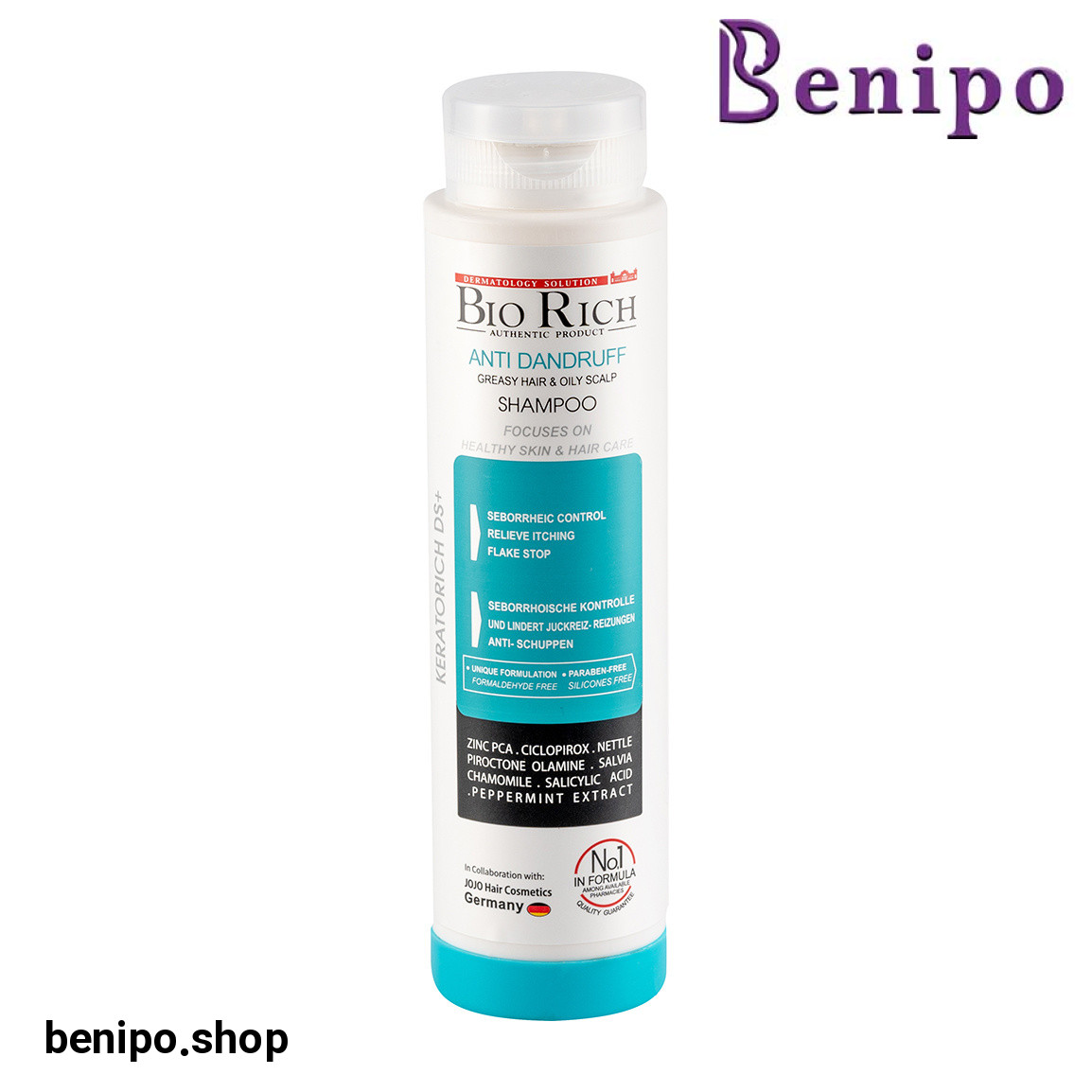 شامپو ضد شوره مدل Keratorich DS مناسب مو چرب حجم 250 میلی لیتر