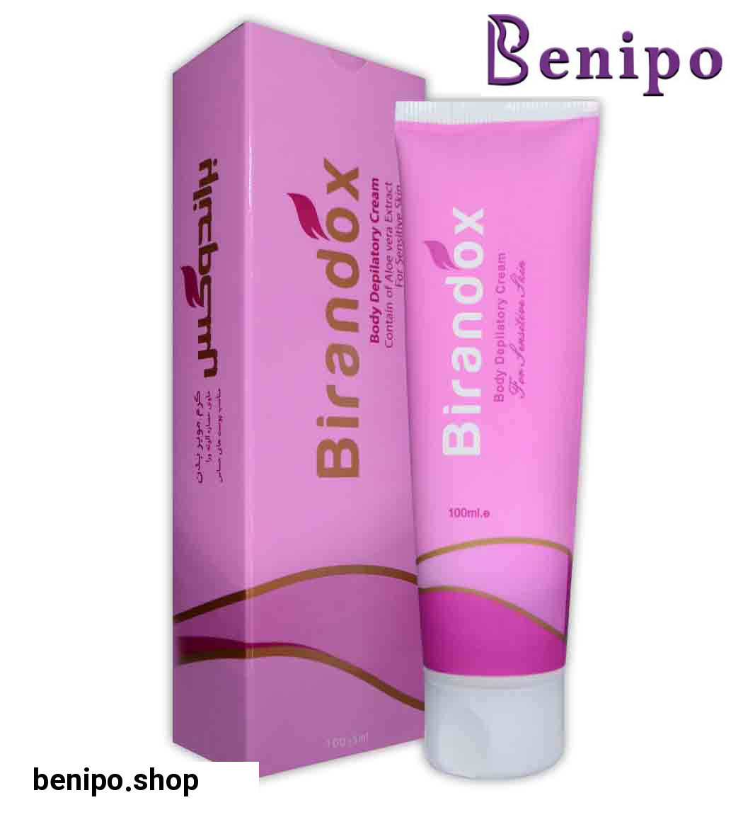 کرم موبر بدن مناسب پوست های حساس 100میل