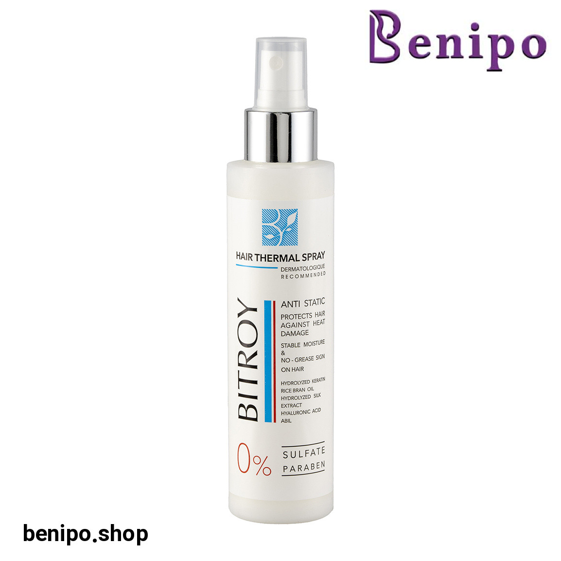 اسپری حرارتی مو مقاوم در برابر حرارت حجم 150 میل