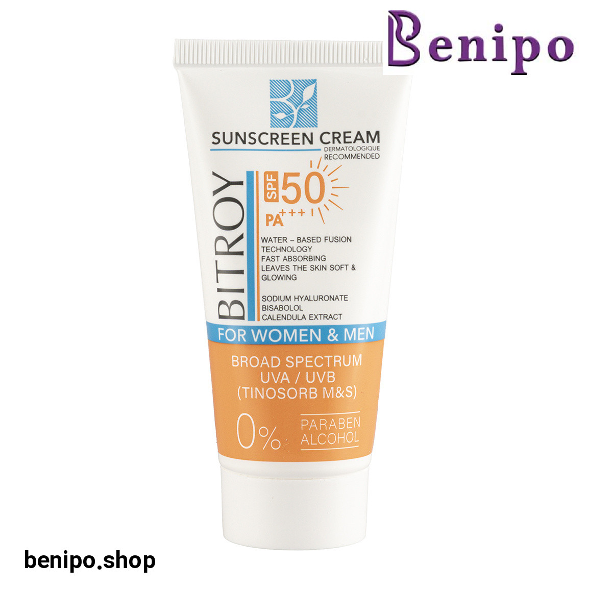 ضد آفتاب فیوژن واتر بی رنگ با SPF 50 مناسب پوست خشک و نرمال حجم 50 میلی لیتر