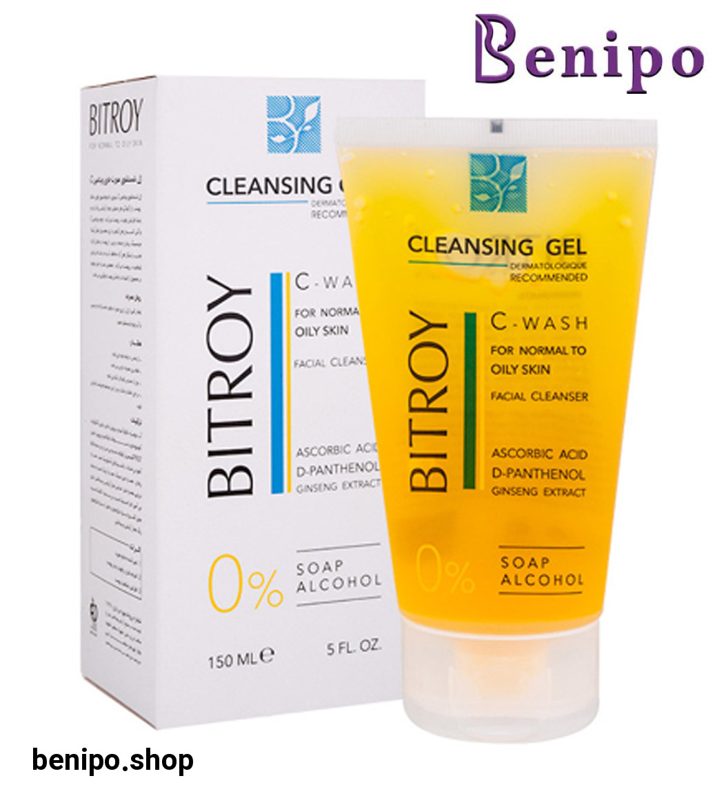 ژل شستشو صورت C Wash پوست معمولی تا چرب (فاقد صابون و الکل) حجم 150 میل