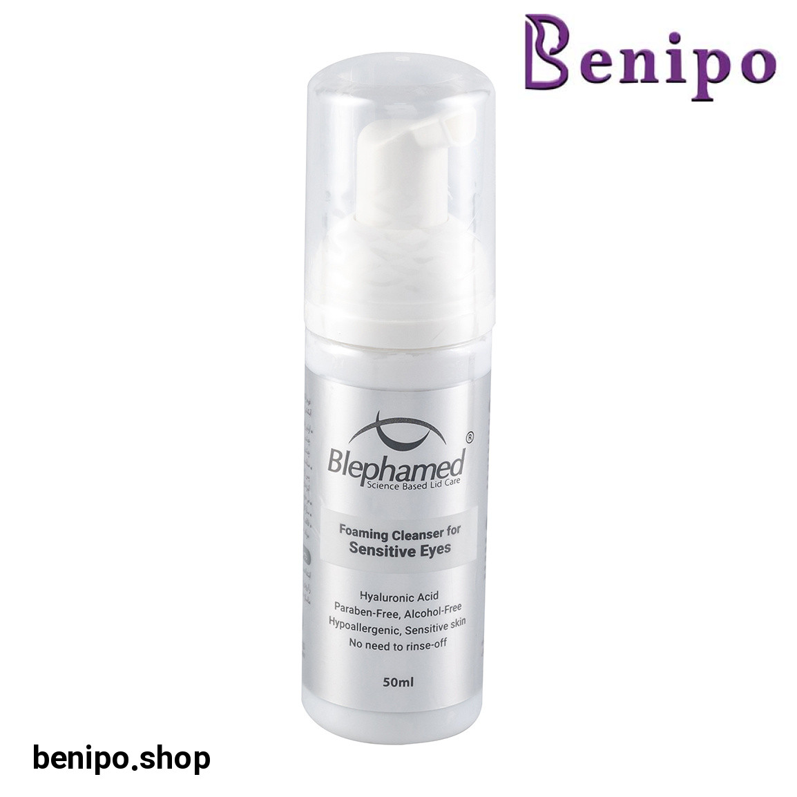 فوم پاک کننده چشم و مژه مناسب پوست های حساس 50میل