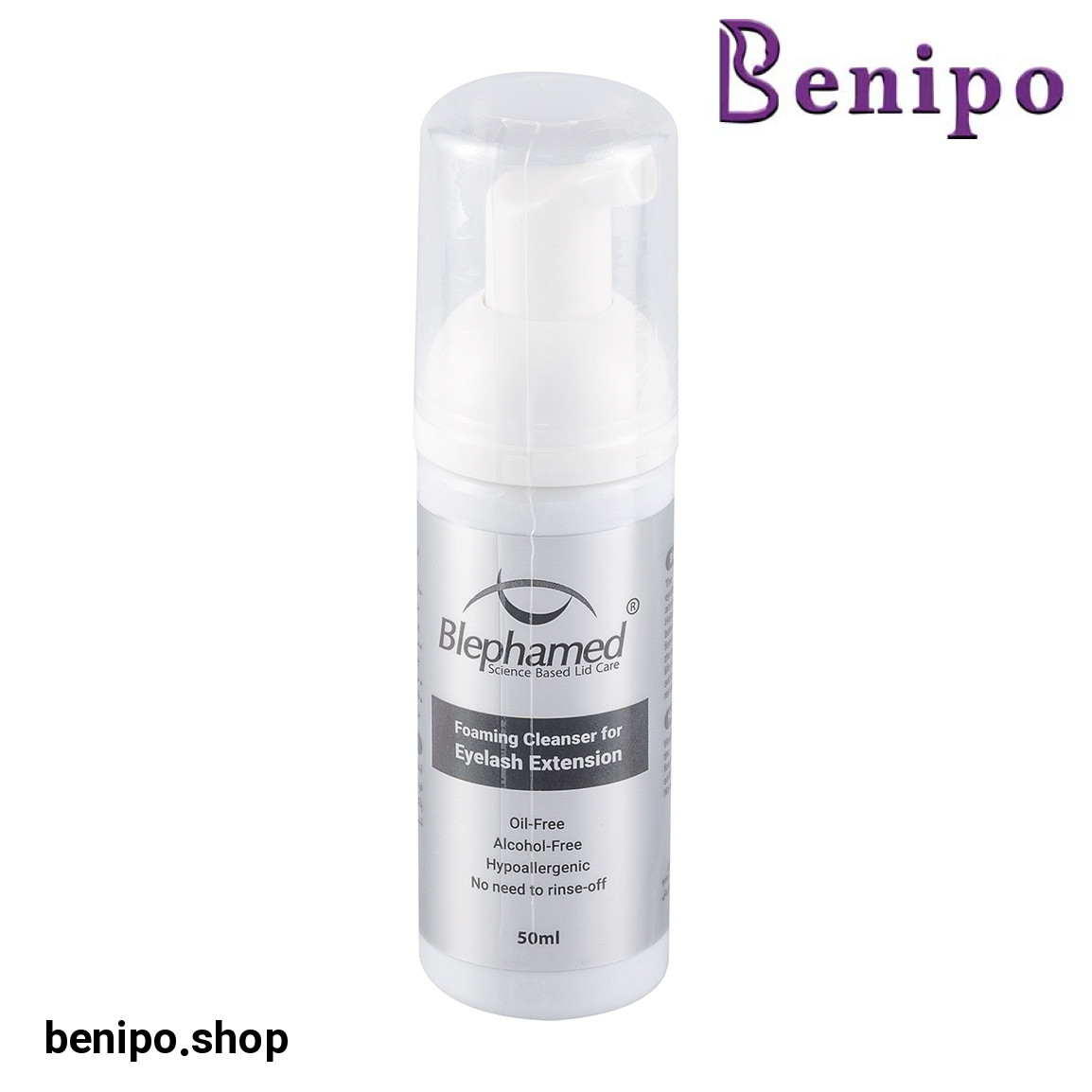 فوم پاک کننده آرایش مناسب مژه های اکستنشن 50میل