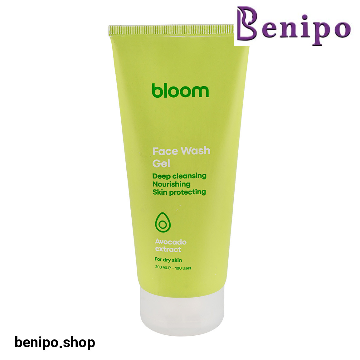 ژل شستشو صورت حاوی عصاره آووکادو مناسب پوست خشک حجم 200 میلی لیتر