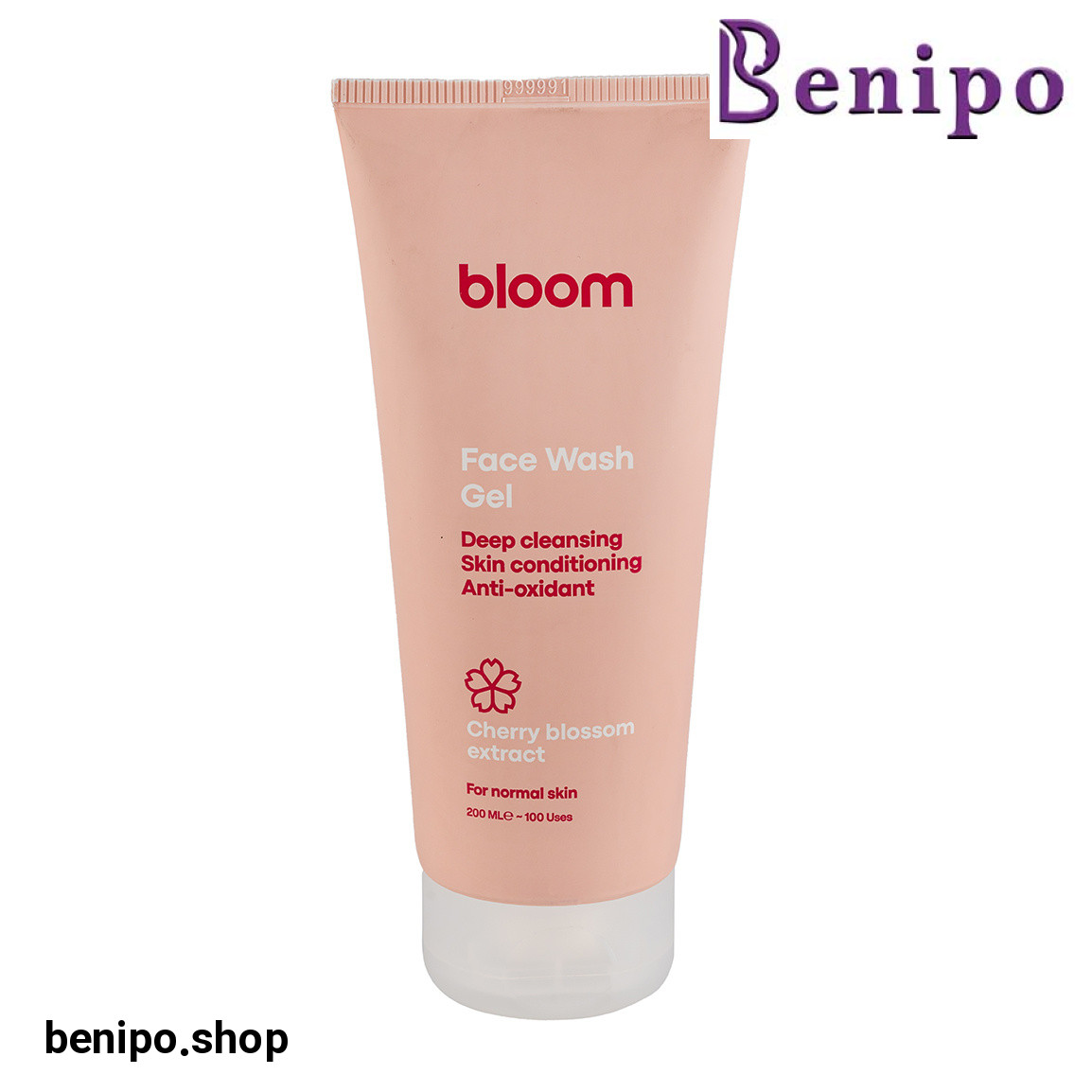 ژل شستشو صورت حاوی عصاره شکوفه گیلاس مناسب پوست نرمال حجم 200 میلی لیتر