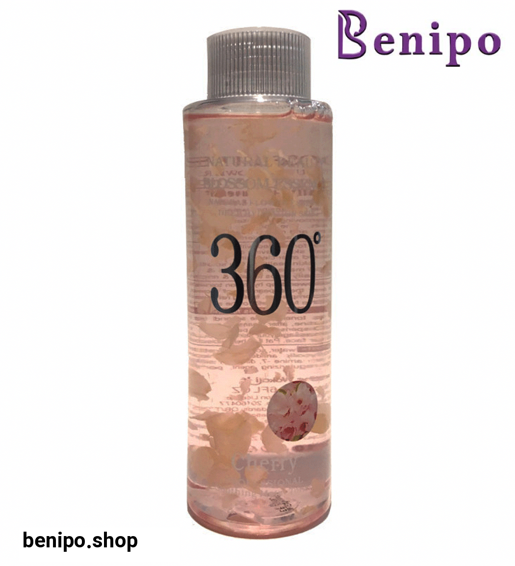 تونر پاک کننده آرایش صورت مدل Rose حجم 300میل