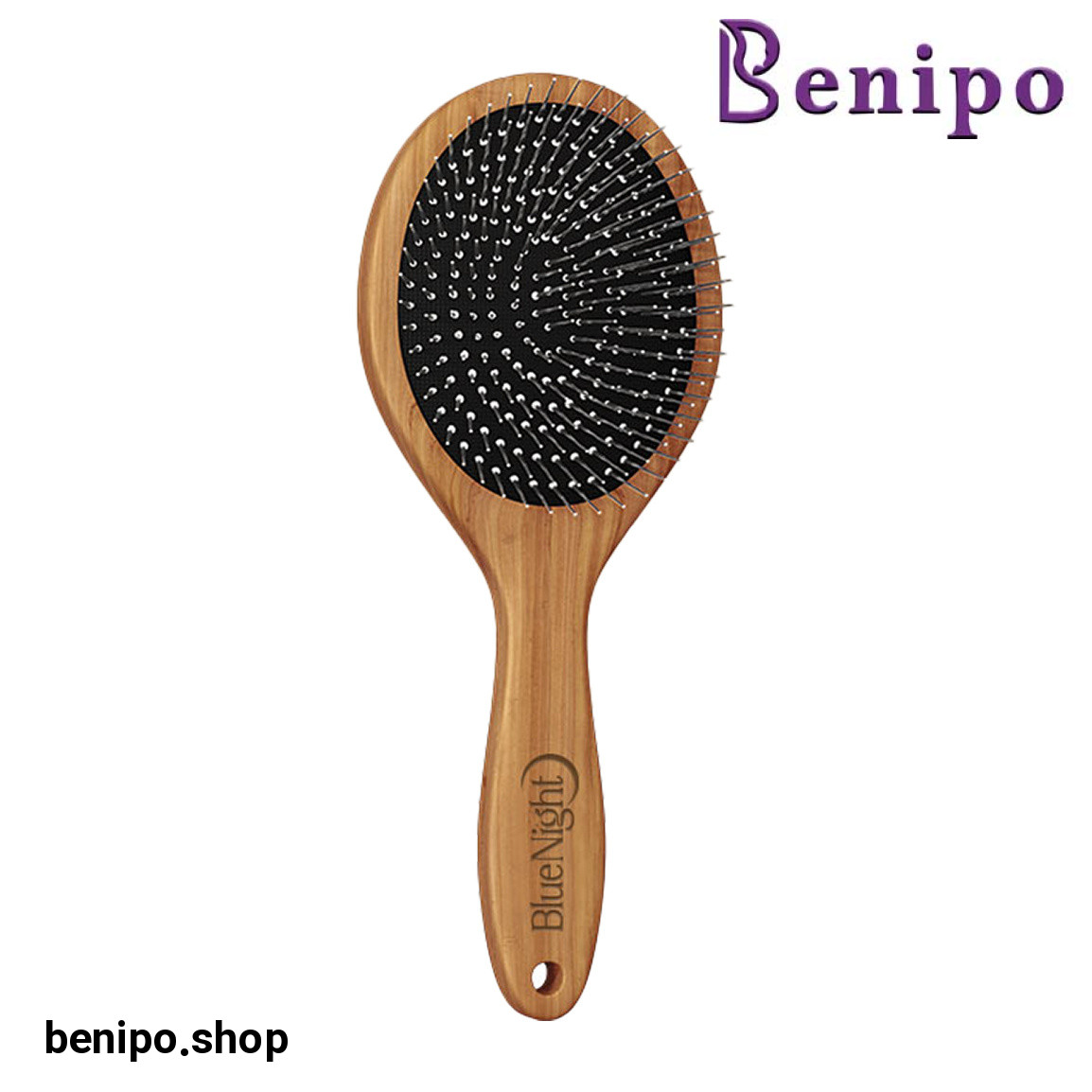 برس چوبی دایره ای بزرگ