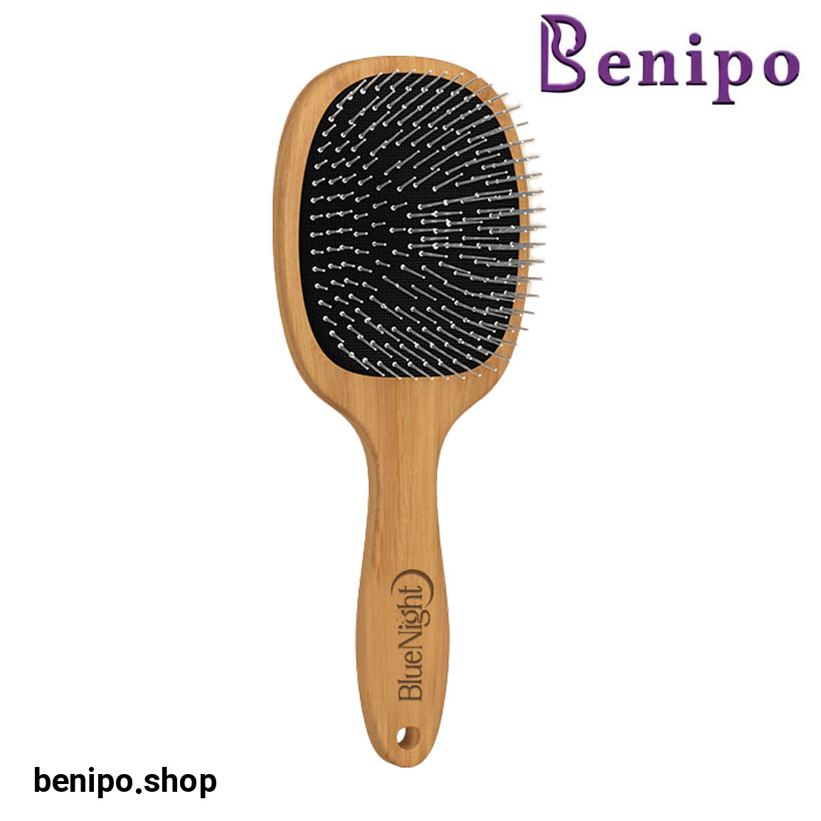 برس چوبی مربعی بزرگ