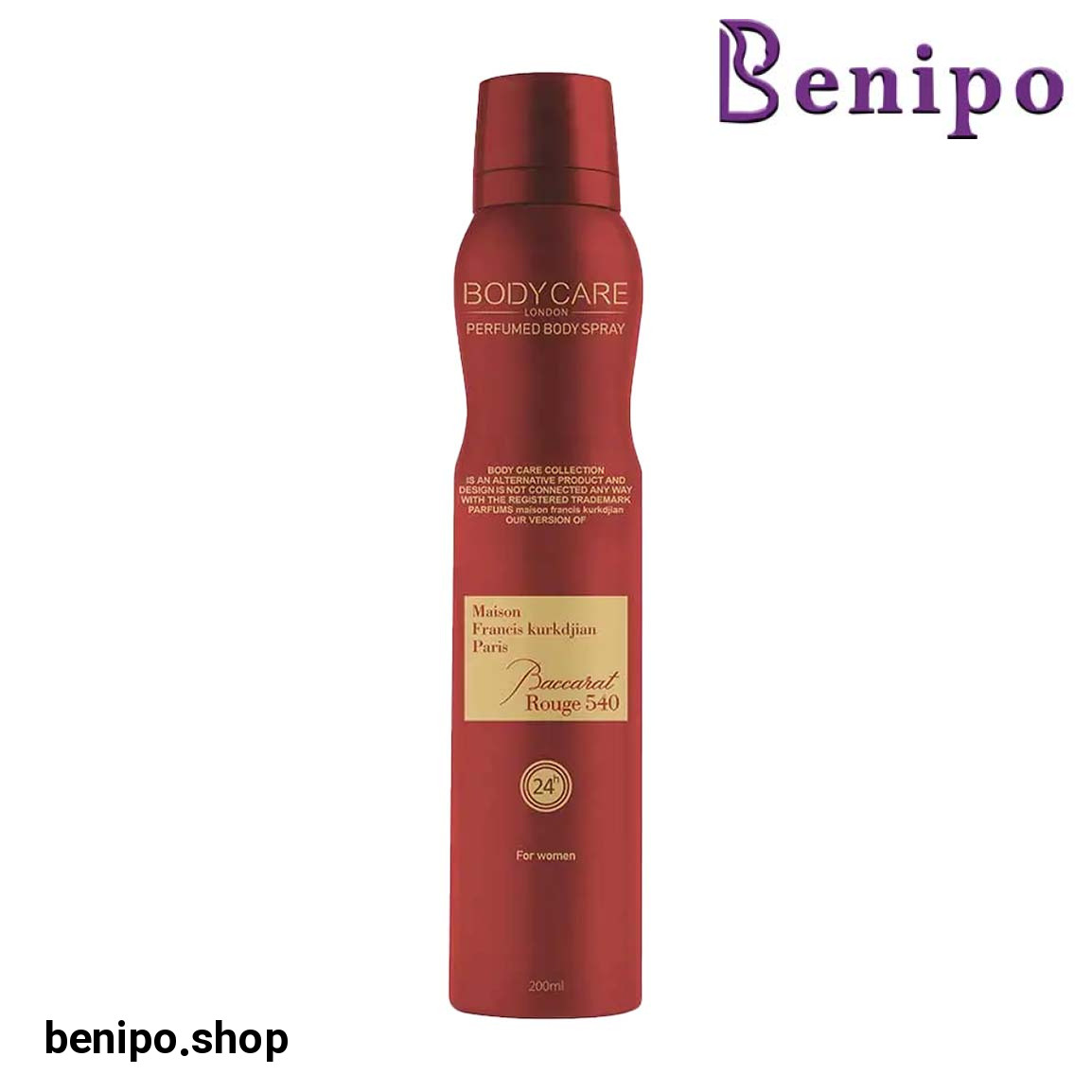 اسپری خوشبو کننده بدن زنانه مدل Baccarat Rouge 540 Extrait حجم 200 میلی لیتر