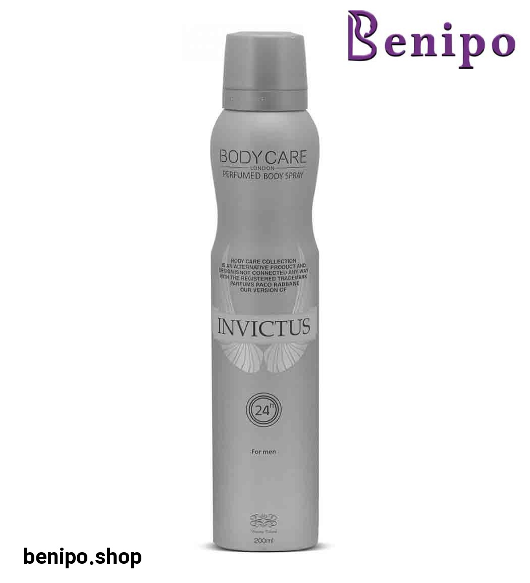 اسپری خوشبو کننده بدن زنانه مدل Invictus حجم 200میل