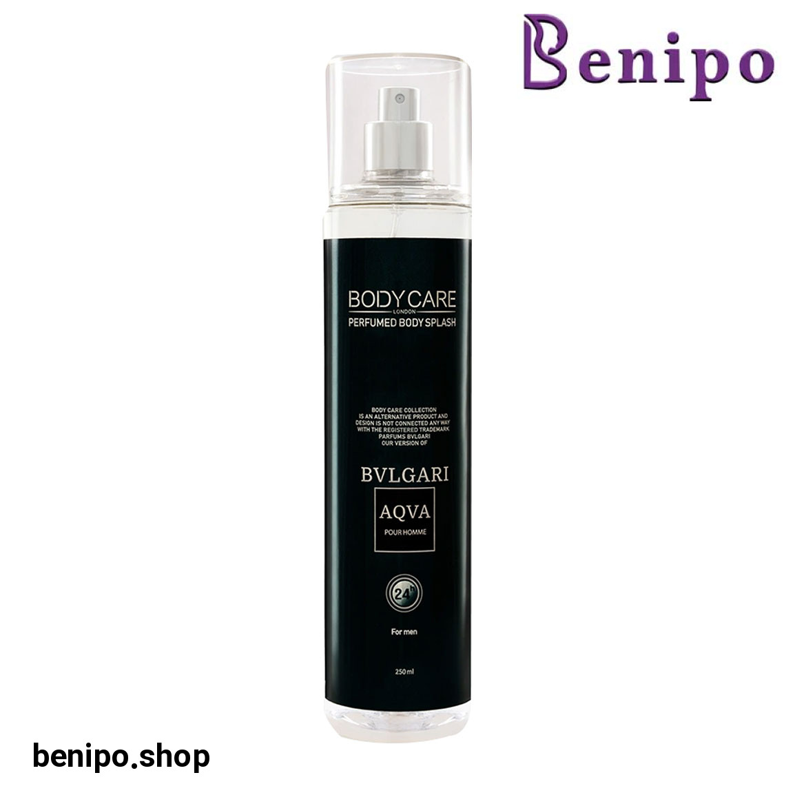 بادی اسپلش مردانه مدل Bvlgari Aqva Pour Homme حجم 250 میلی لیتر