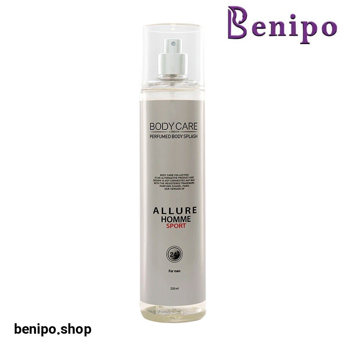 بادی اسپلش مردانه مدل Chanel Allure Homme حجم 250 میلی لیتر