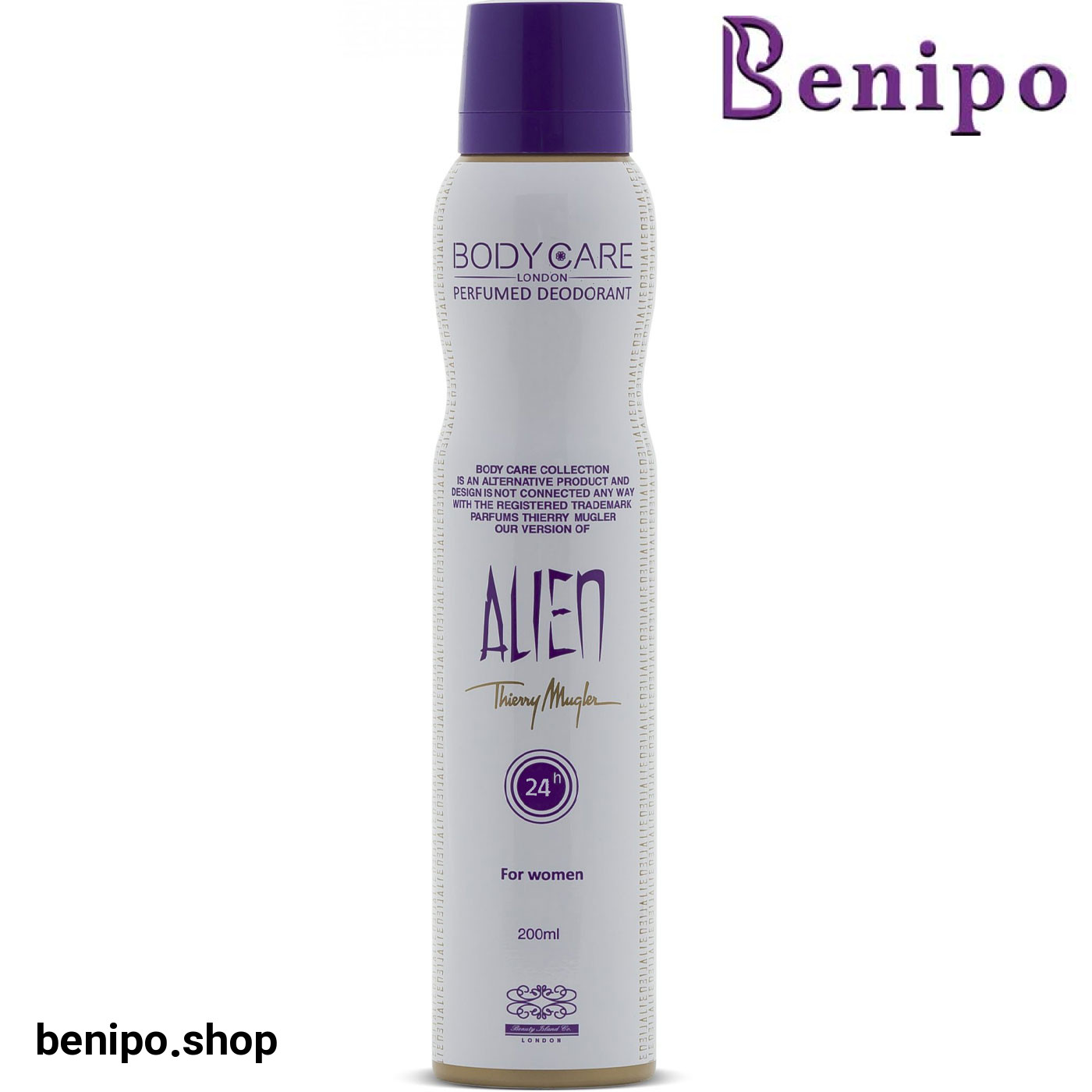 اسپری دئودورانت زنانه مدل Alien حجم 200 میل
