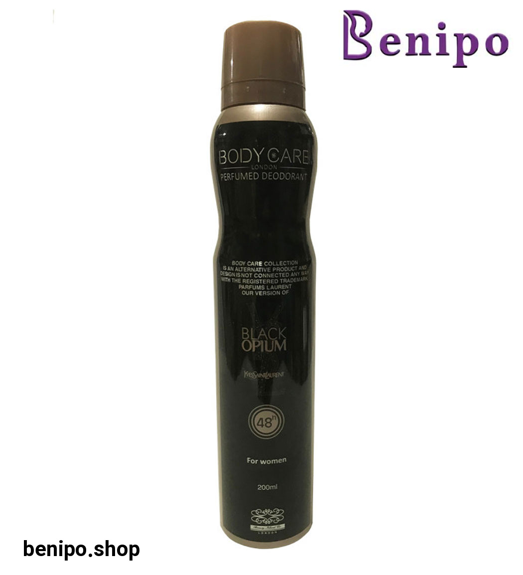 اسپری دئودورانت زنانه مدل Black Opium حجم 200 میل