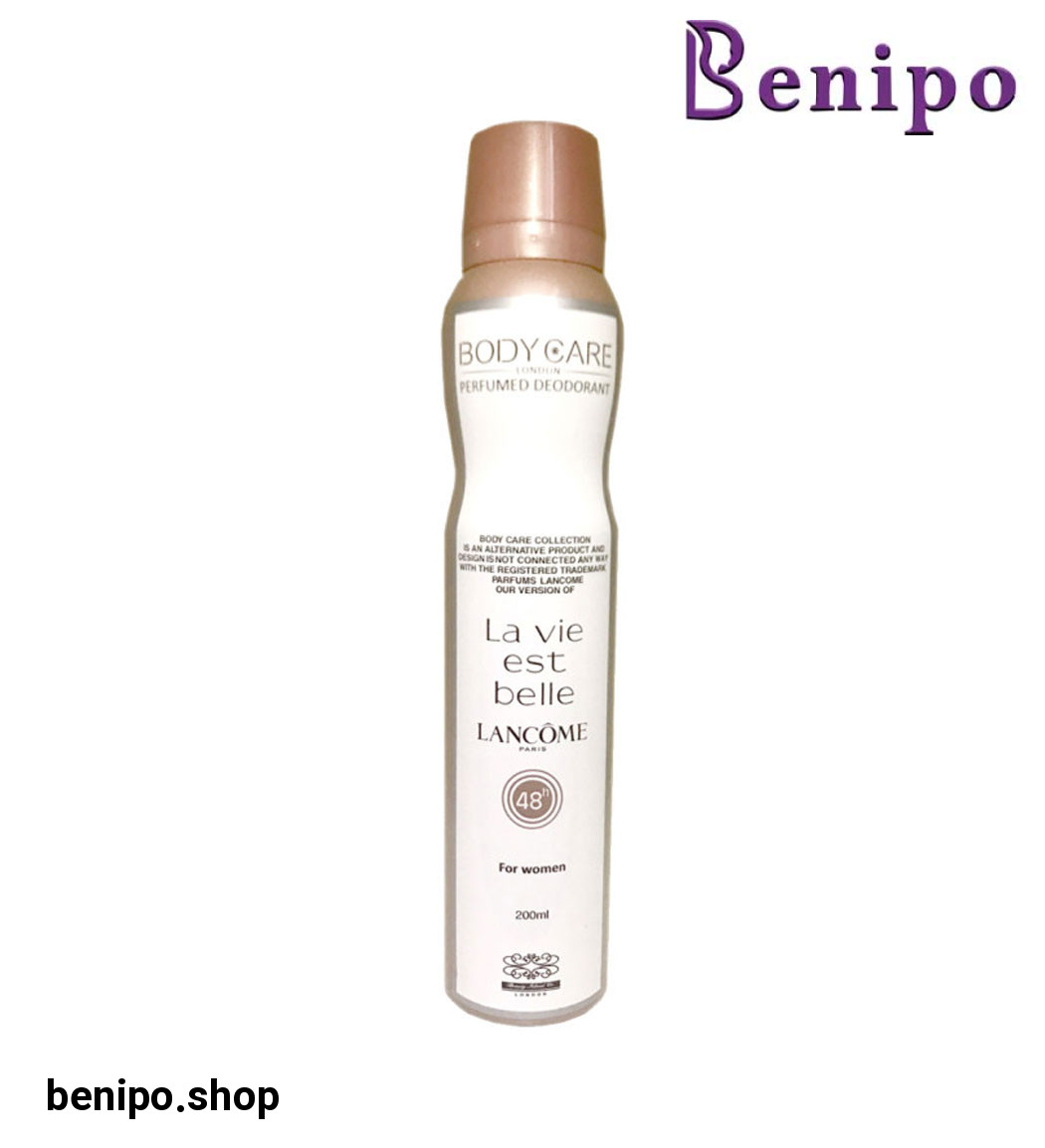 اسپری دئودورانت زنانه مدل La vie est belle حجم 200 میل