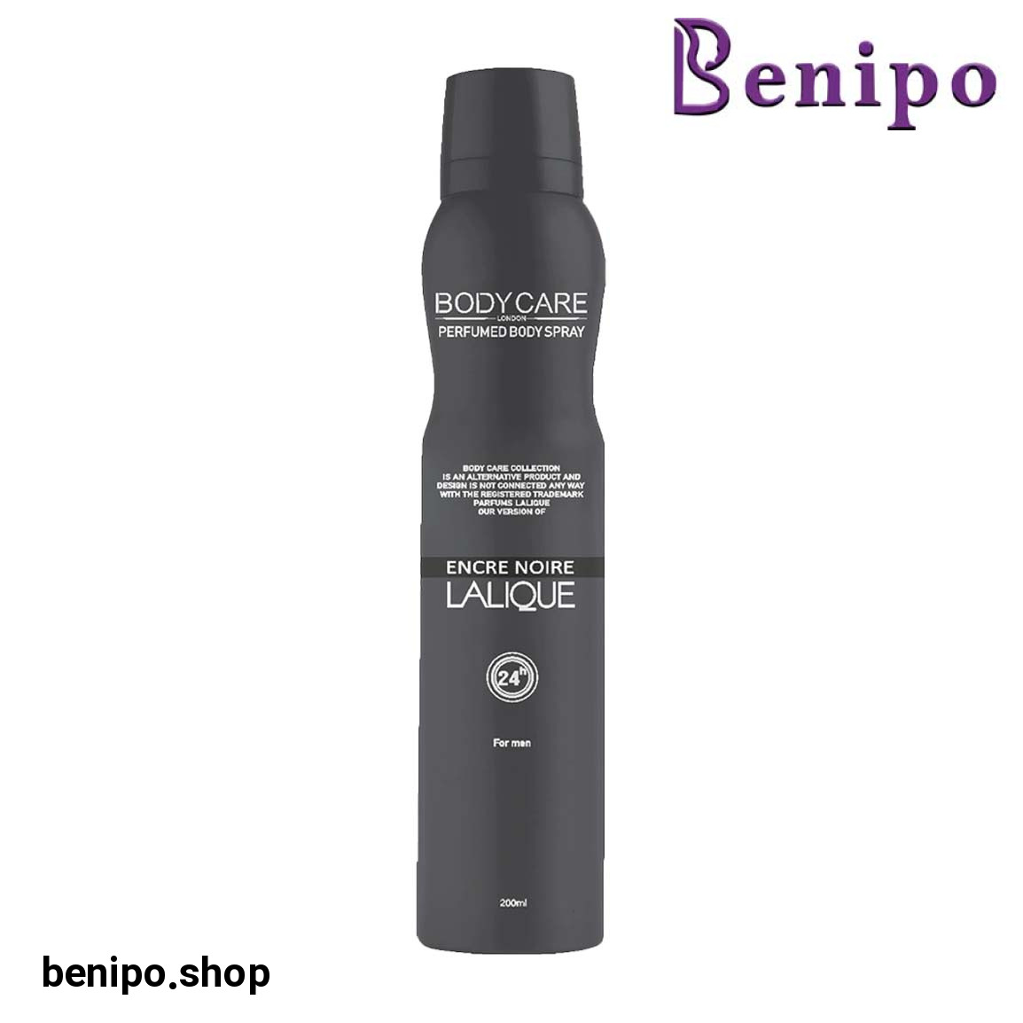 اسپری خوشبو کننده بدن مردانه مدل Lalique Encre Noire حجم 200 میلی لیتر