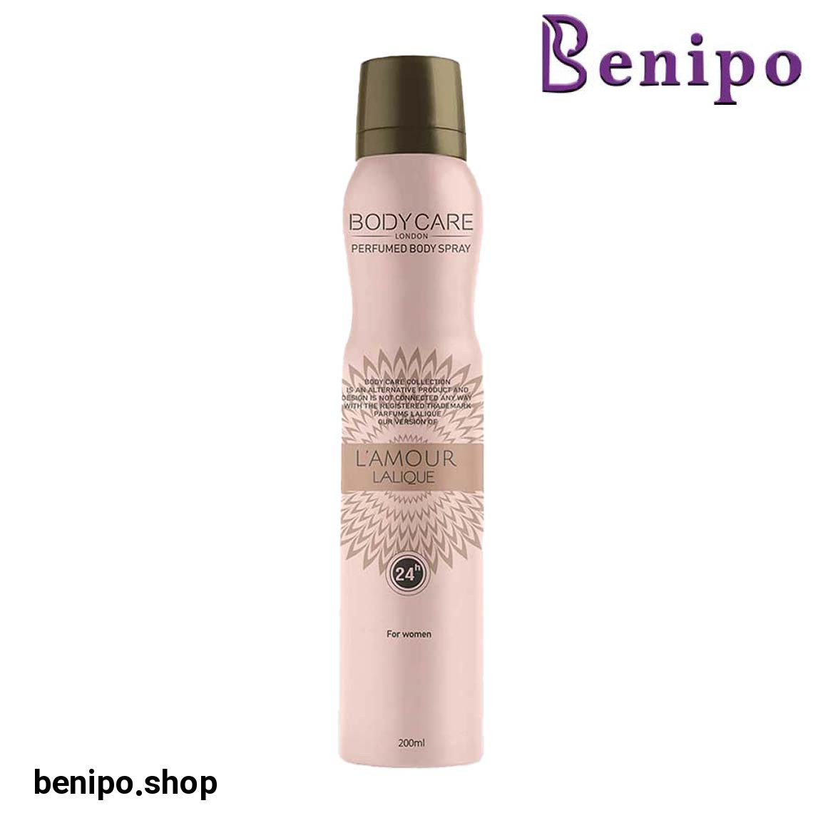 اسپری خوشبو کننده بدن زنانه مدل Lamour Lalique حجم 200 میلی لیتر
