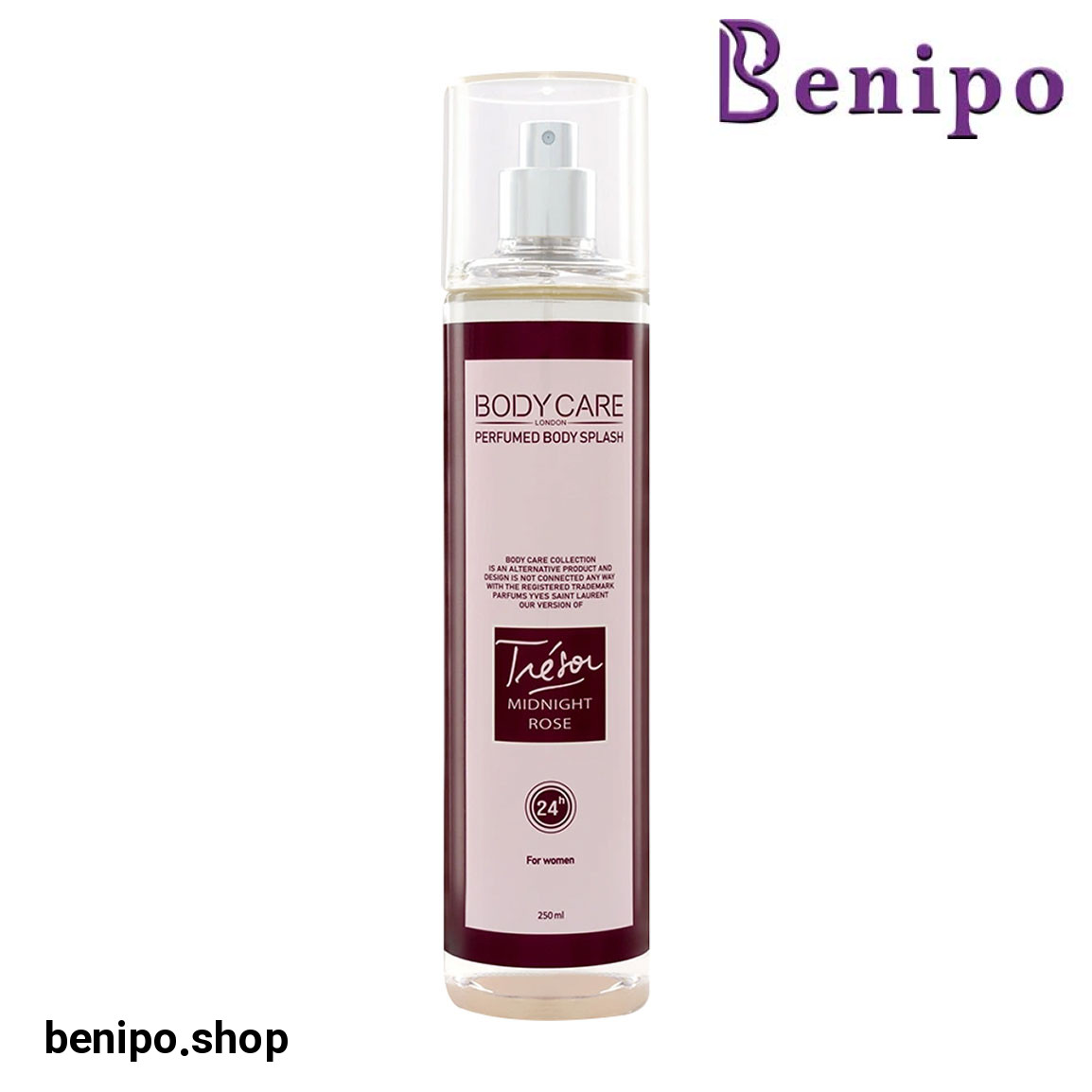 بادی اسپلش زنانه مدل Lancom Tresor Midnight Rose حجم 250 میلی لیتر