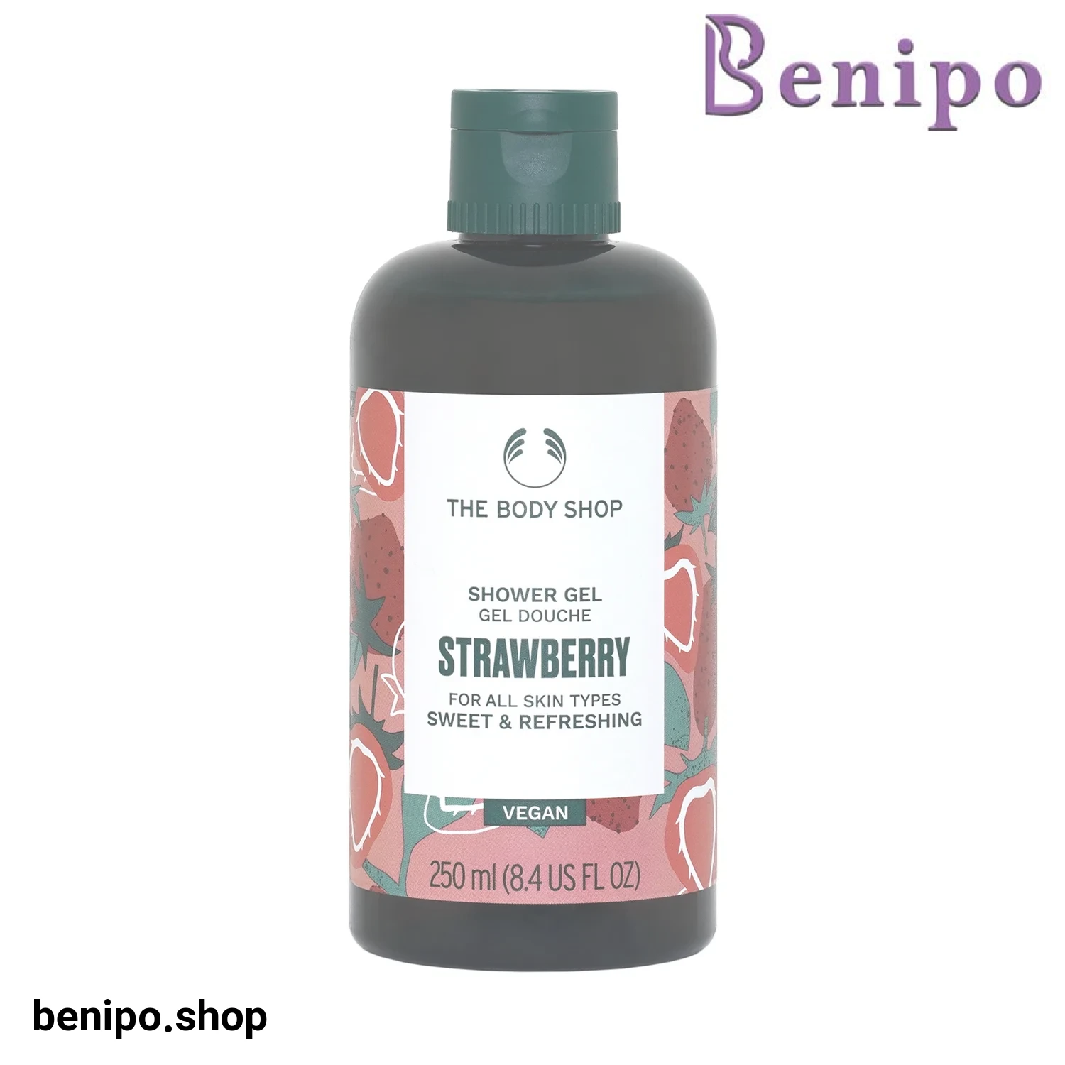 شوینده بدن توت فرنگی بادی شاپ