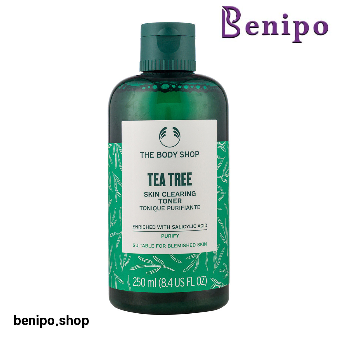 تونر چای سبز حجم 250 میل