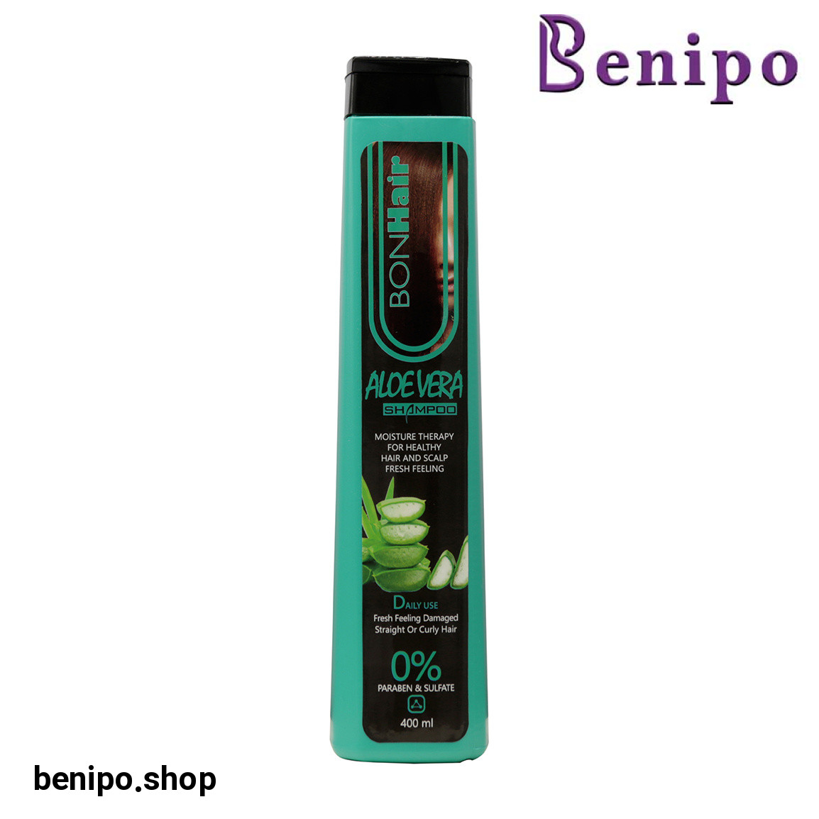 شامپو فری سولفات حاوی آلوئه ورا حجم 400 میلی لیتر
