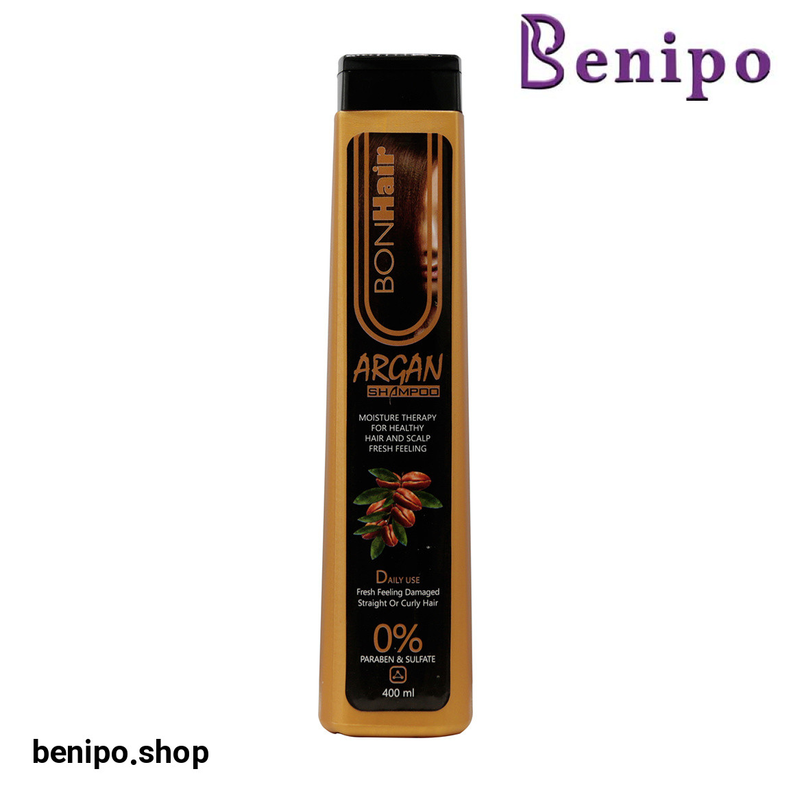 شامپو فری سولفات حاوی آرگان حجم 400 میلی لیتر